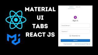 How to create tabs in React JS using Material UI Tabs Component