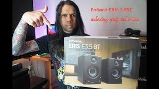 PreSonus - ERIS E3.5 BT sound monitors, unboxing, detailed setup and review