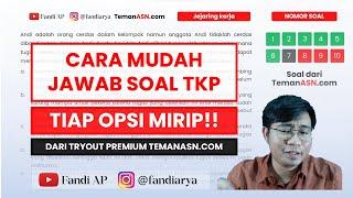 Latihan Soal TKP HOTS CPNS 2023 Part 2 | Tembus Skor 200++