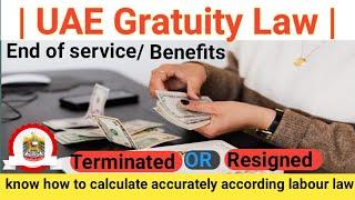 How to calculate gratuity in uae #dubai #gratuitycalculator Know labour contract