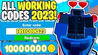 *NEW* ALL WORKING CODES FOR TOILET TOWER DEFENSE OCTOBER 2023! ROBLOX TOILET TOWER DEFENSE CODES