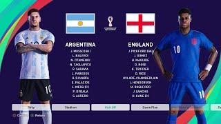 PES 2021 - Argentina vs England | Fifa World Cup | Group Stage | Matchday 2