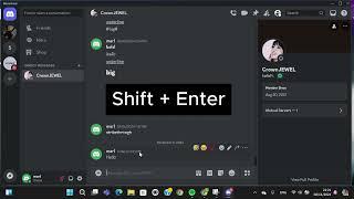 How to Enter on Discord PC | Type in a New Line on Discord