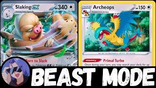 Slaking ex + Archeops Deck || Pokémon TCG Live || Surging Sparks