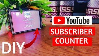 How To Make YT Subscriber Counter with Raspberry Pi 4