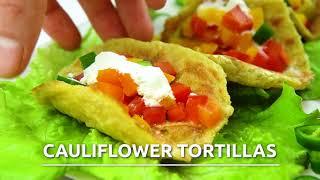 Keto Cauliflower Tortillas (NO flour or grains!)