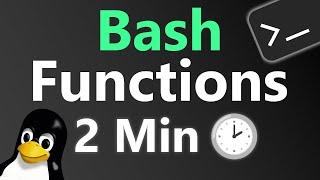 How To Write Functions in Bash Script