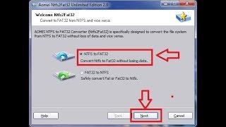 How to convert NTFS to FAT32 without data loss. EASY!!
