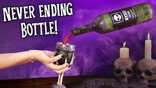 Magic Floating Wine Bottle  DIY Halloween Props