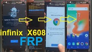 infinix hot 6 pro , X608 frp bypass android 8