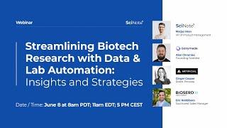 Streamlining Biotech Research with Data and Lab Automation: Insights and Strategies