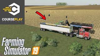 How to load / unload multiple hoppers or trailers with Courseplay in Farming Simulator 19