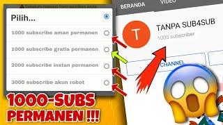 PERMANEN !!! CARA MENAMBAH SUBSCRIBER YOUTUBE 2021 PERMANEN