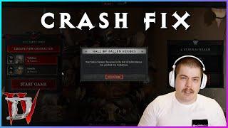 Crashing in Diablo 4? Here's the Solution!