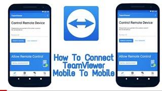 How to connect Mobile Phone Remotely | How to Connect TeamViewer Mobile to Mobile