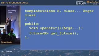 Lightning Talk: SRP for Function Calls in C++ - Stewart Becker - ACCU 2024