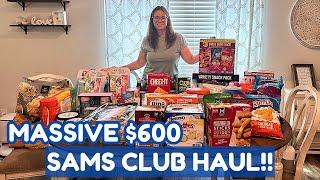 MASSIVE $600 Sam’s Club Haul! | Tons of new finds!!