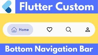 Flutter Customized Bottom Navigationbar  | Flutter Widgets #1 | Code With Guru