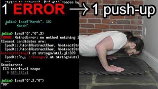 I coded a workout