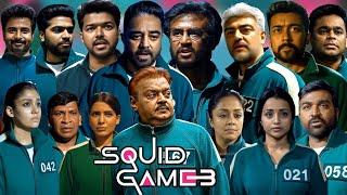 Squid Game 3 Trailer Tamil Kollywood Stars AI | Netflix Release Date | Rajini, kamal, Ajith, Vijay