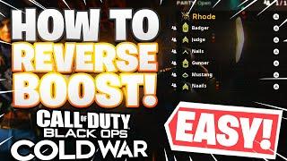 How To Reverse Boost in Black Ops Cold War (Guaranteed Bot Lobbies EVERY TIME)