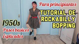 Rockabilly Bopping Tutorial En Espanol-Como Bailar Rockabilly Bopping 1950