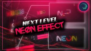 Neon text animation in alight motion [next level neon text animation tutorial]