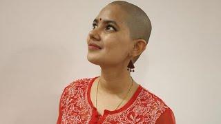 Headshave indian woman in salon@Aditya-iq3du