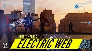 SPIDER MAN HOW TO Use ELECTRIC WEB (PS4) | Gadgets Tutorial | PART 2