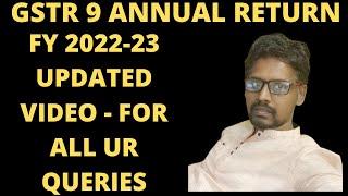 GSTR 9 | How to File GSTR-9 for FY 2022-23| FY 2022-23 | GST Annual Return filing 2023 #gstr9