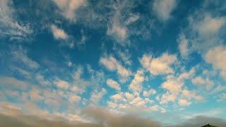 Deep Blue Sky Video Background Timelapse | Free No Copyright Video for YouTube Editing hd 1080p60