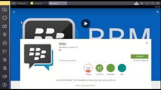 Cara Instal BBM di PC Pakai Bluestacks