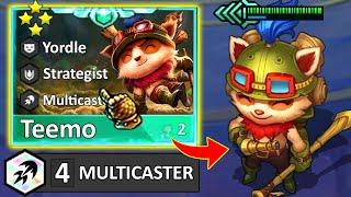 One, Two, Three, FOUR Star TEEMO | ft. 4 Multicaster | TFT Set 9