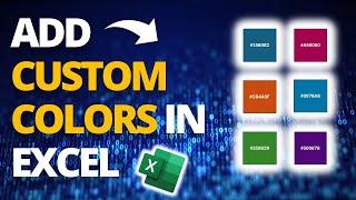 How to Add a Custom Color Theme to Microsoft Excel [EXCEL TIPS!]