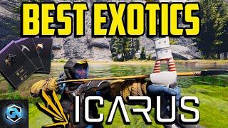 Icarus Exotics Guide! Best Exotic Equipment and Icarus Workshop Explained!