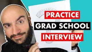 PRACTICE Answering 20 Grad School Interview Questions with Dr. Singh