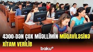 Müəllimlərin sertifikasiyası üçün nə qədər vakansiya təqdim olunub?