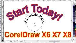 Fitting text to path in CorelDraw a | X6 X7 X8 2016