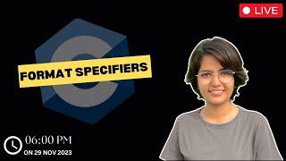 12. Format Specifiers in C |Happy Coding with PRISHU