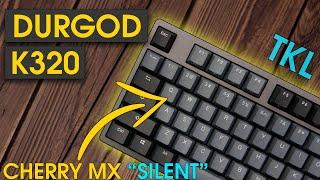 Durgod K320 TKL Mechanical Keyboard | Cherry MX Silent Reds (Sound Test) | Review