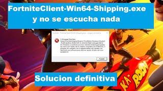 Error de FORTNITE FortniteClient-Win64-Shiping.exe  y XAudio2.7 is not installed  Solucion, Solution