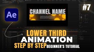 Create Stunning Lower Thirds in After Effects!  [Step-by-Step Tutorial] #7