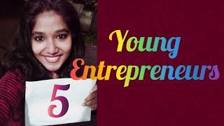 Top 5 Young Entrepreneurs || Commerce companion