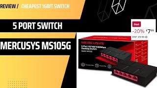 MERCUSYS MS105G: Unboxing the Cheapest 1GbE Switch and Review