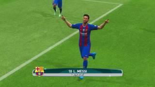 فارس عوض يعلق في بيس 2017 ( Pes 2017 ) ميسي عاد للأهداااف