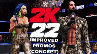 WWE 2K22: Improved Promo System W/Voices (CONCEPT)