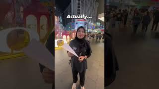 I jual paper plan at Bukit Bintang, and this happened… ️ #pinnyang