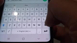 Samsung Galaxy S9: How to Enable / Disable Double Tap Space Bar to Insert Full Stop Shortcut