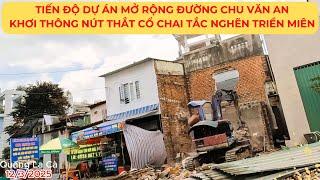 CẬP NHẬT Tiến độ dự án mở rộng đường Chu Văn An | Khơi thông nút thắt cổ chai tắc nghẽn triền miên