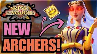 Shajar NEW Archer Field Commander SKILLS! She is OVERPOWERED! Rise of Kingdoms